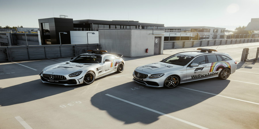 H νέα εμφάνιση του φετινού Αυτοκινήτου Ασφαλείας της Mercedes AMG στην F1